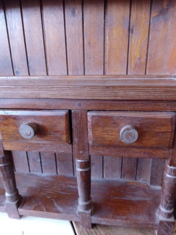 A MINIATURE DRESSER, HAND MADE, EDWARDIAN - Image 2
