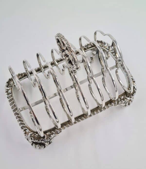 Georgian Antique Solid Silver Toast Rack Robert Hennell II - Image 13