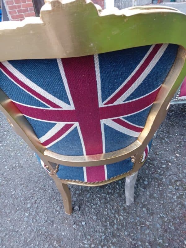 FRENCH STYLE UNION JACK CHAIRS - Image 5