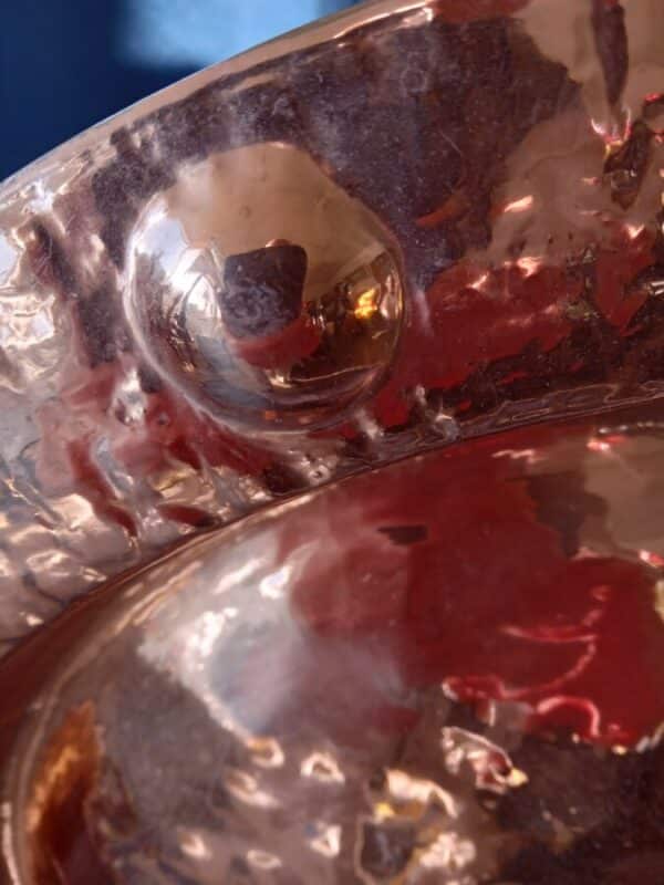 AN ART DECO LARGE COPPER CHARGER - Image 3