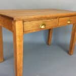 1930’s Solid Oak Teachers Desk Antique Sugar Tongs Antique Desks