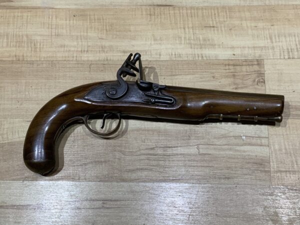 Flintlock pistol by Ketland London brass barrel