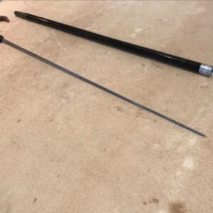 Gentleman’s walking stick sword stick hallmarked for London 1880’s Miscellaneous