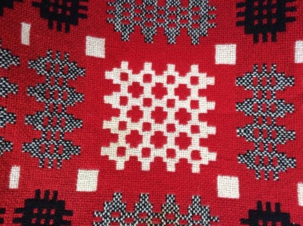 Welsh Tapestry Throw/Blanket Blanket Antique Textiles 6