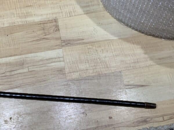 Gentleman’s walking stick sword stick with silver mounts - Image 21