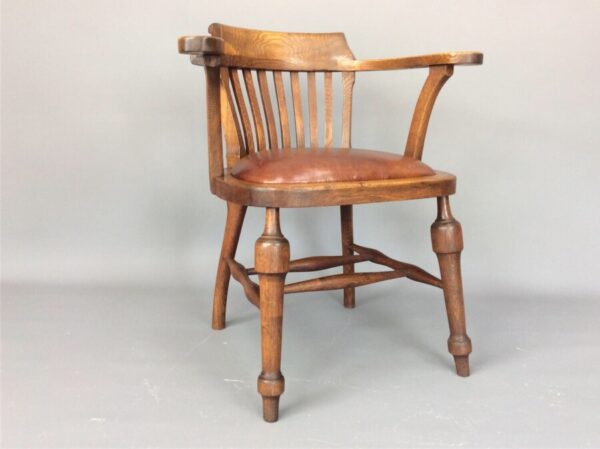 Air Ministry Captains Desk Chair Air Ministry Antique Chairs 5