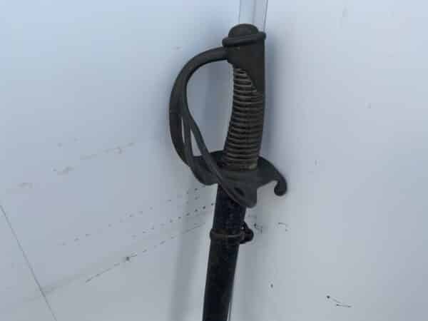 French Heavy Cavalry Sabre with Scabbard Georgian Antique Swords 5
