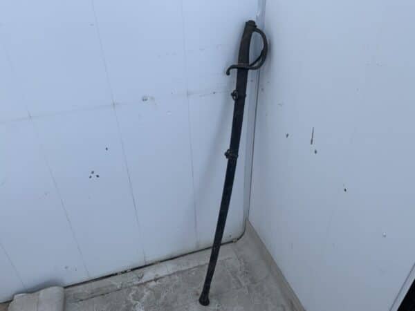French Heavy Cavalry Sabre with Scabbard Georgian - Image 7