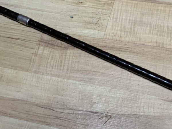 Gentleman’s walking stick sword stick with silver mounts Miscellaneous 5