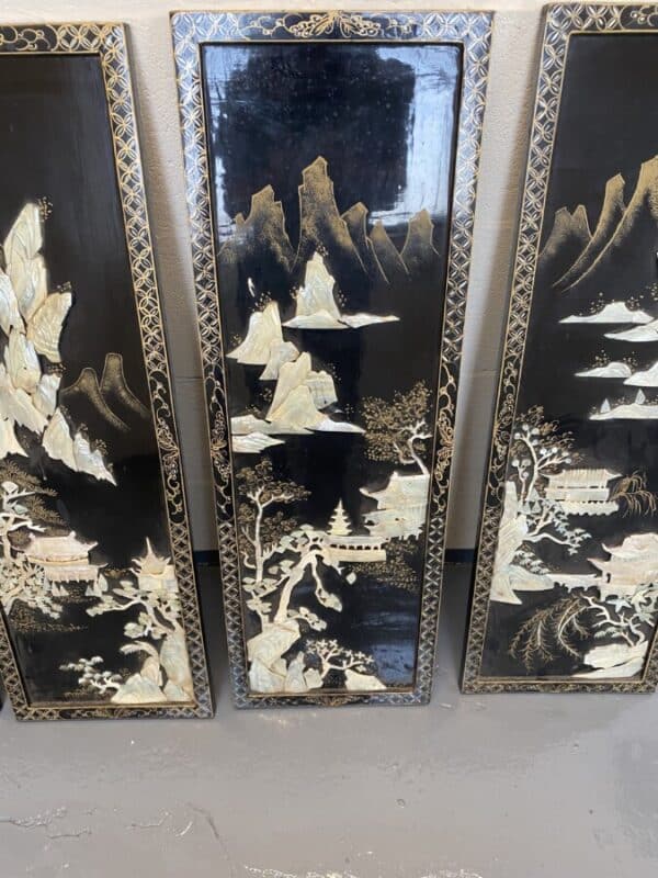 Large 20th century oriental screen - Image 10