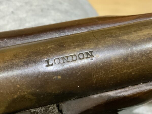 Flintlock pistol by Ketland London brass barrel Antique Guns 12