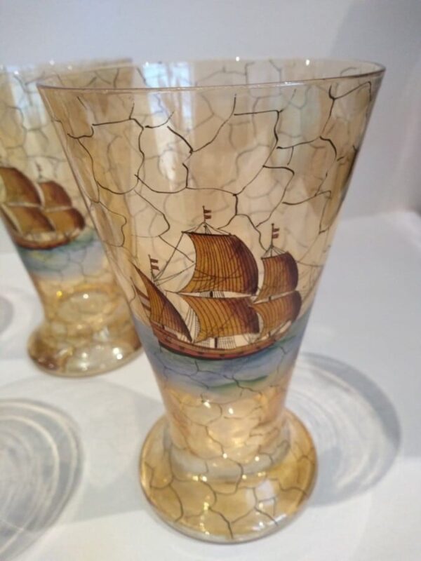 Set of President Glasses ships Antique Glassware 4