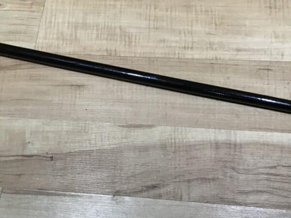 Gentleman’s walking stick sword horn handle with silver collar - Image 2