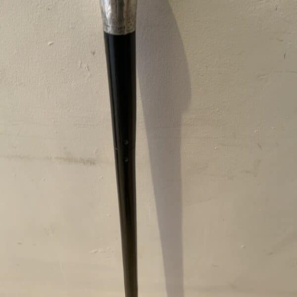 Gentleman’s walking stick sword stick with silver topped handle Miscellaneous 8