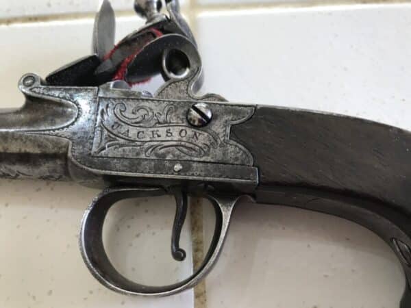 Queen Ann Belt pistol by Jackson of London Antique Guns 10