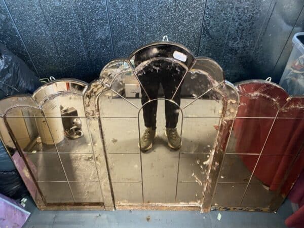 Very Rare large Art Deco mirror - Image 2