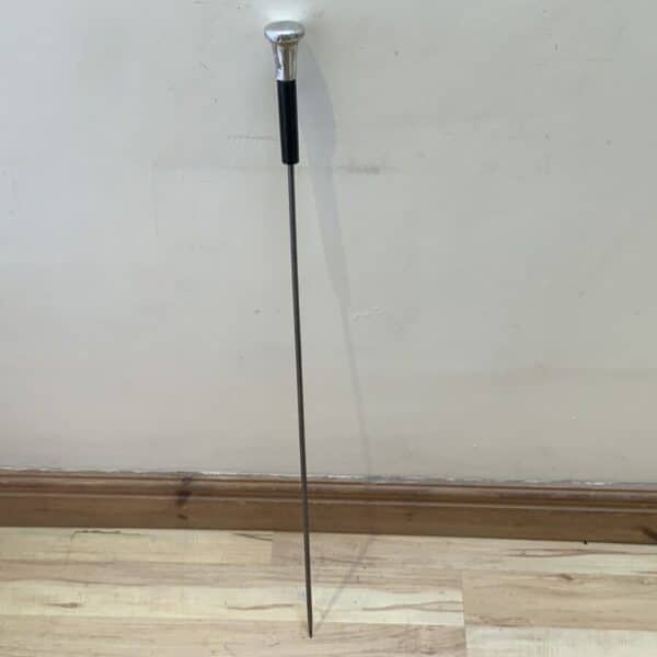 Gentleman’s walking stick sword stick with silver handle - Image 26