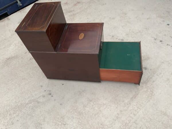 Georgian Library/Bed/commode Steps - Image 14