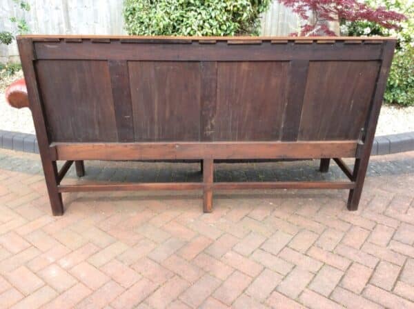 Georgian Mahogany Settle Bench Seat / Daybed Antique Daybed Antique Furniture 9