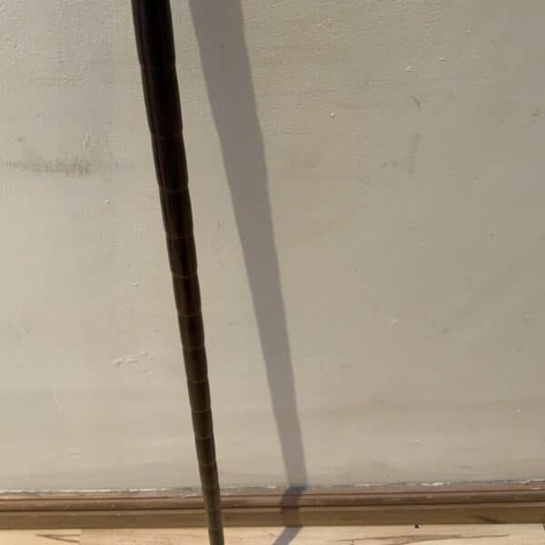 Gentleman’s walking stick sword stick with silver collar - Image 4