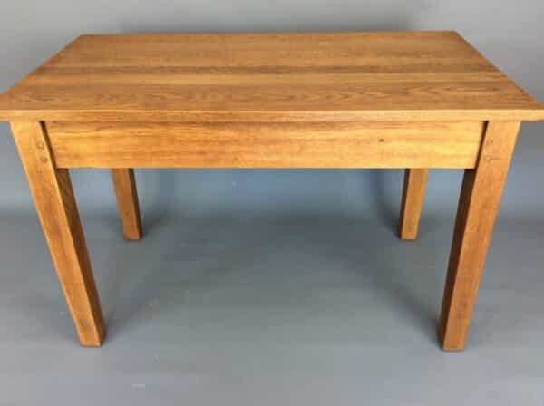 1930’s Solid Oak Teachers Desk Antique Sugar Tongs Antique Desks 6