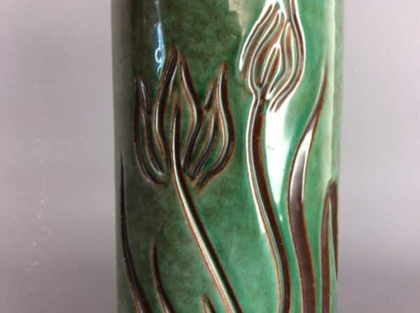 Mid Century Guernsey Pottery Ceramic Lamp Base Ceramic Lamp Antique Lighting 5