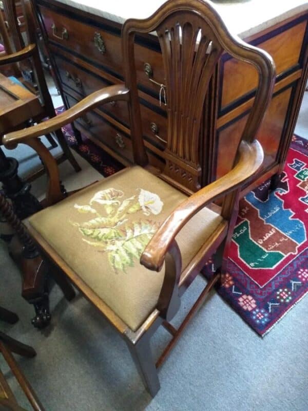 Six Hepplewhite Design Chairs Antique Chairs Antique Furniture 5