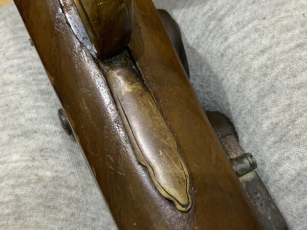 Flintlock pistol by Ketland London brass barrel - Image 15