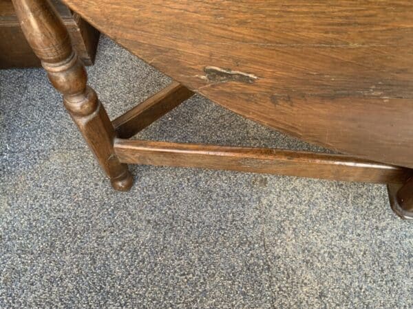 Credence table 1750’s oak peg jointed Antique Furniture 12