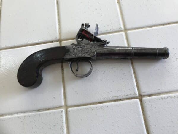 Queen Ann Belt pistol by Jackson of London Antique Guns 15