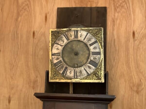 Long case 17th century 30 hr birdcage movement Granger of Sibson Antique Clocks 19