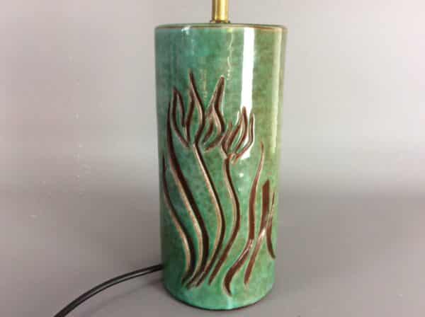 Mid Century Guernsey Pottery Ceramic Lamp Base - Image 5