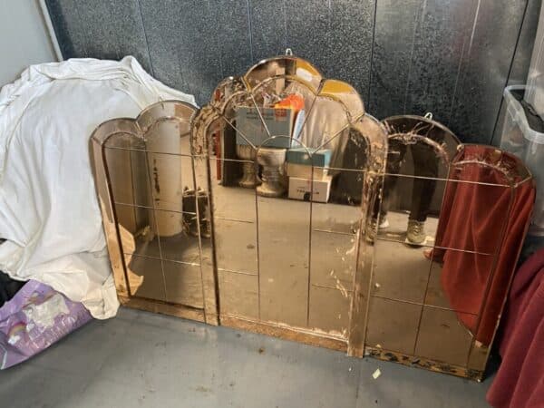 Very Rare large Art Deco mirror - Image 4