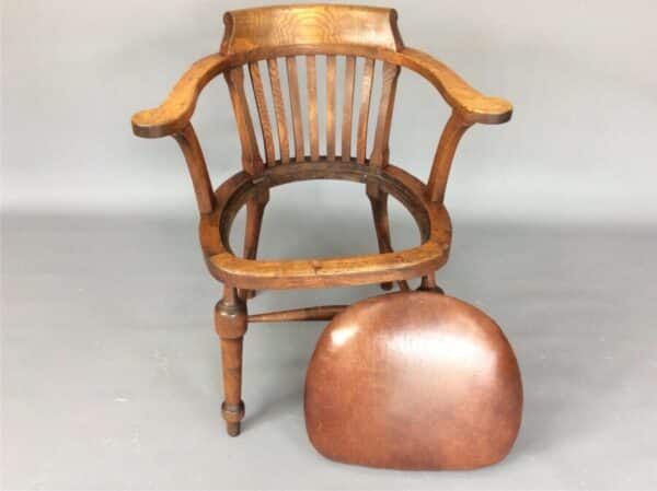 Air Ministry Captains Desk Chair - Image 5