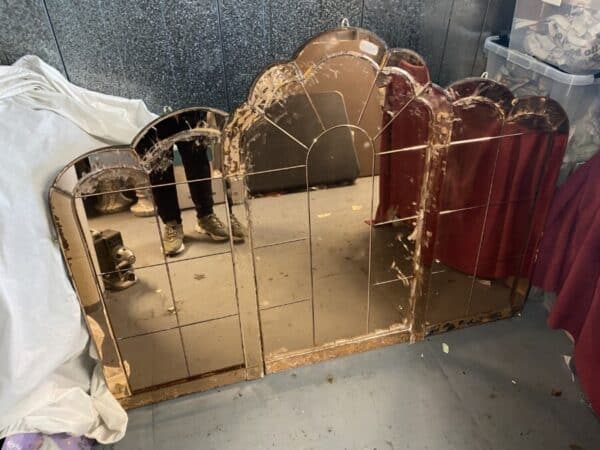 Very Rare large Art Deco mirror - Image 3