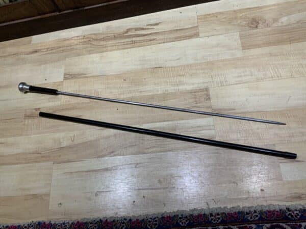 R.S.M 1920’s silver topped cane walking stick sword stick Miscellaneous 3
