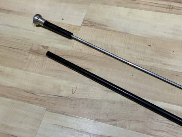 R.S.M 1920’s silver topped cane walking stick sword stick Miscellaneous 11