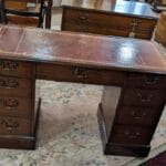 9 Draw Pedestal Desk Georgian Miscellaneous