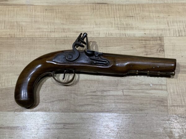Flintlock pistol by Ketland London brass barrel - Image 2