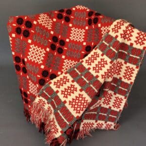 Welsh Tapestry Throw/Blanket Blanket Antique Textiles