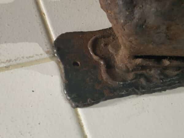 Wrought iron hand holding a spills converted to electric - Image 7