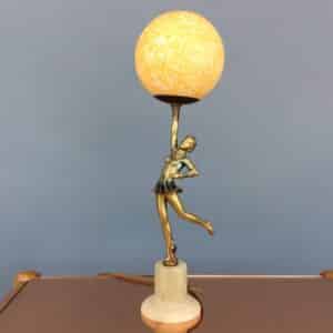 Art Deco Lady Lamp art deco Antique Lighting