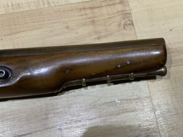 Flintlock pistol by Ketland London brass barrel - Image 5