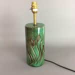 Mid Century Guernsey Pottery Ceramic Lamp Base Ceramic Lamp Antique Lighting