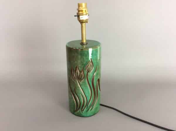 Mid Century Guernsey Pottery Ceramic Lamp Base