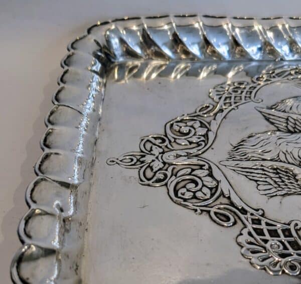 Angels Pin Tray silver pin tray Antique Silver 6