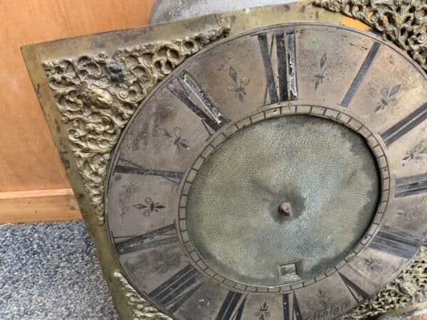 Long case 17th century 30 hr birdcage movement Granger of Sibson Antique Clocks 45