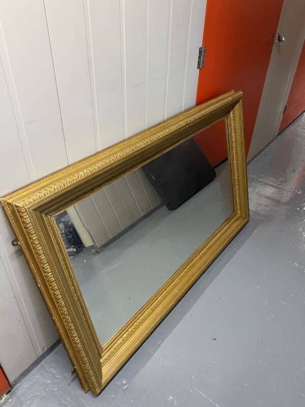 Rare Victorian original gilt large picture frame come mirror