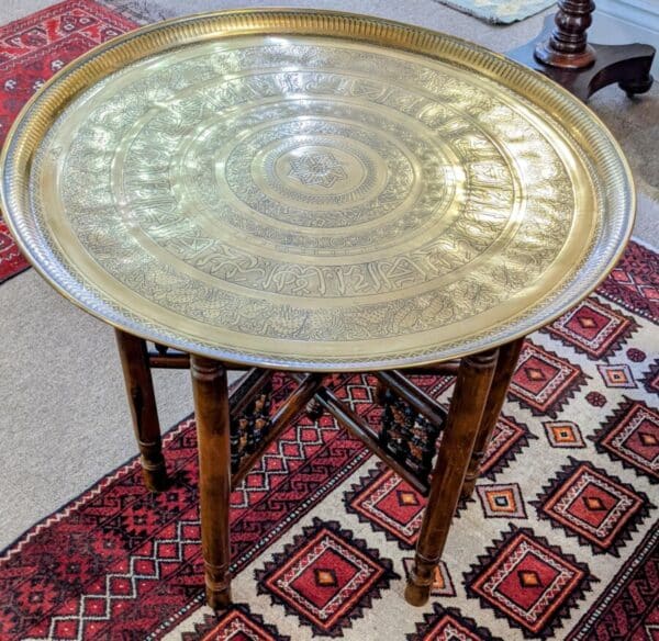 Brass Benarais Table