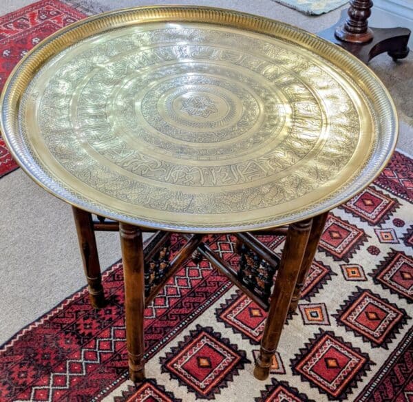 Brass Benarais Table brass table Miscellaneous 3